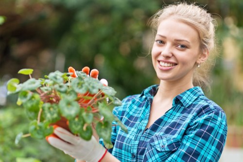 Clean patio in Harrow with eco-friendly methods