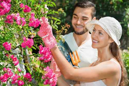 Outdoor patio cleaning in Stepney