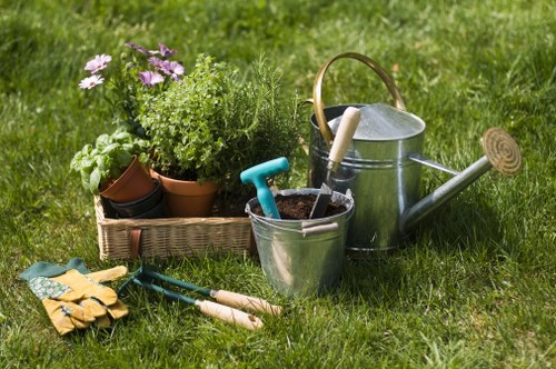 Peckham patio cleaning in progress with professional tools